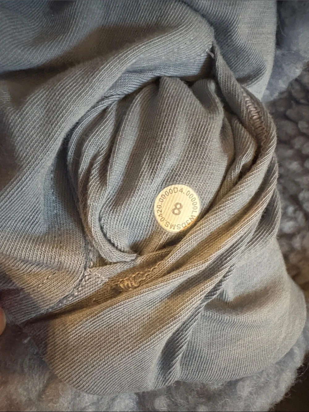 🎉Like New! Lululemon athletica Lululemon Wool Whenever Crew Chambray Color!